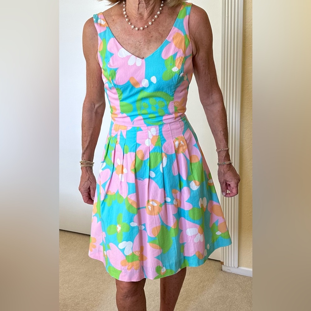Lilly Pulitzer cotton summer dress, fully lined